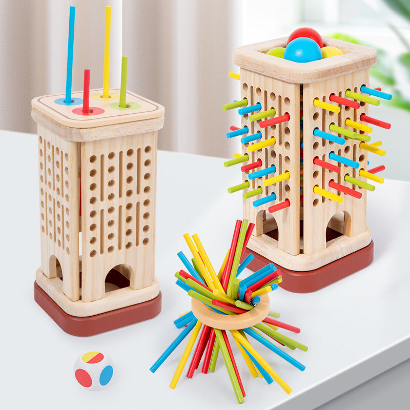 <font dir="auto" style="vertical-align: inherit;"><font dir="auto" style="vertical-align: inherit;">Wooden Kidsren's Educational Toys Small Three-In-One Stick Game Early Education Interactive Montessori Teaching Aids Family Desktop</font></font>
