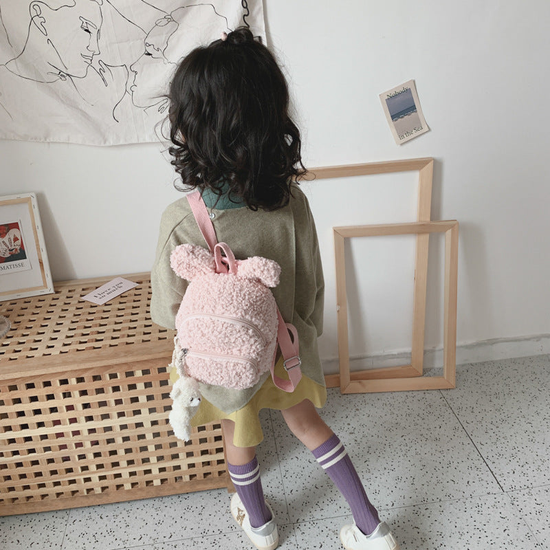 <font dir="auto" style="vertical-align: inherit;"><font dir="auto" style="vertical-align: inherit;">Kindergarten Kidsren's Schoolbag, Little Rabbit, Plush, Cute Girl Backpack, Doll, 1-3 Years Old, Female Baby, Mini, 2 Years Old</font></font>