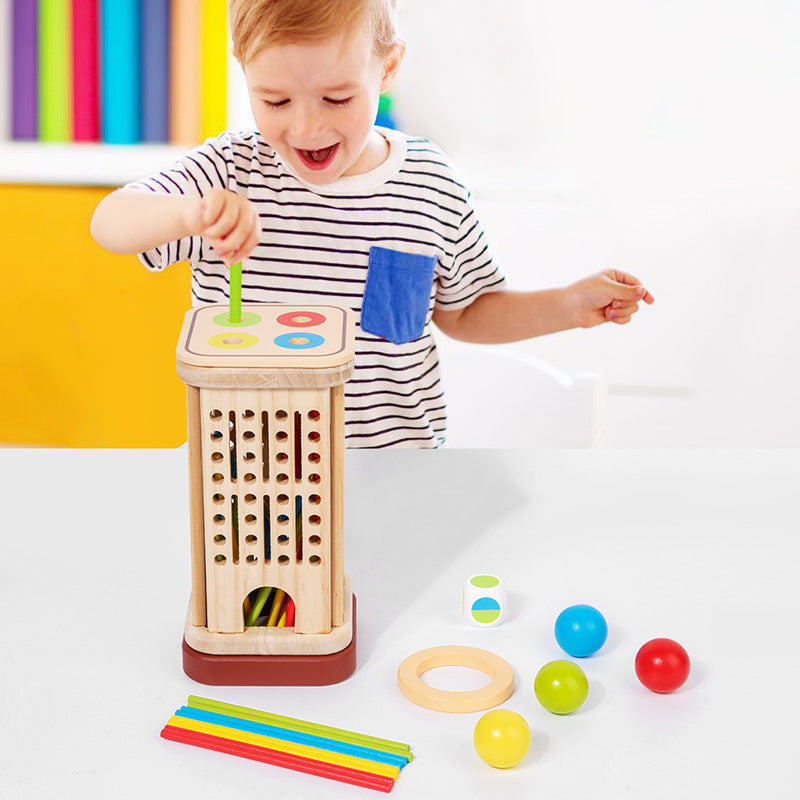 <font dir="auto" style="vertical-align: inherit;"><font dir="auto" style="vertical-align: inherit;">Wooden Kidsren's Educational Toys Small Three-In-One Stick Game Early Education Interactive Montessori Teaching Aids Family Desktop</font></font>