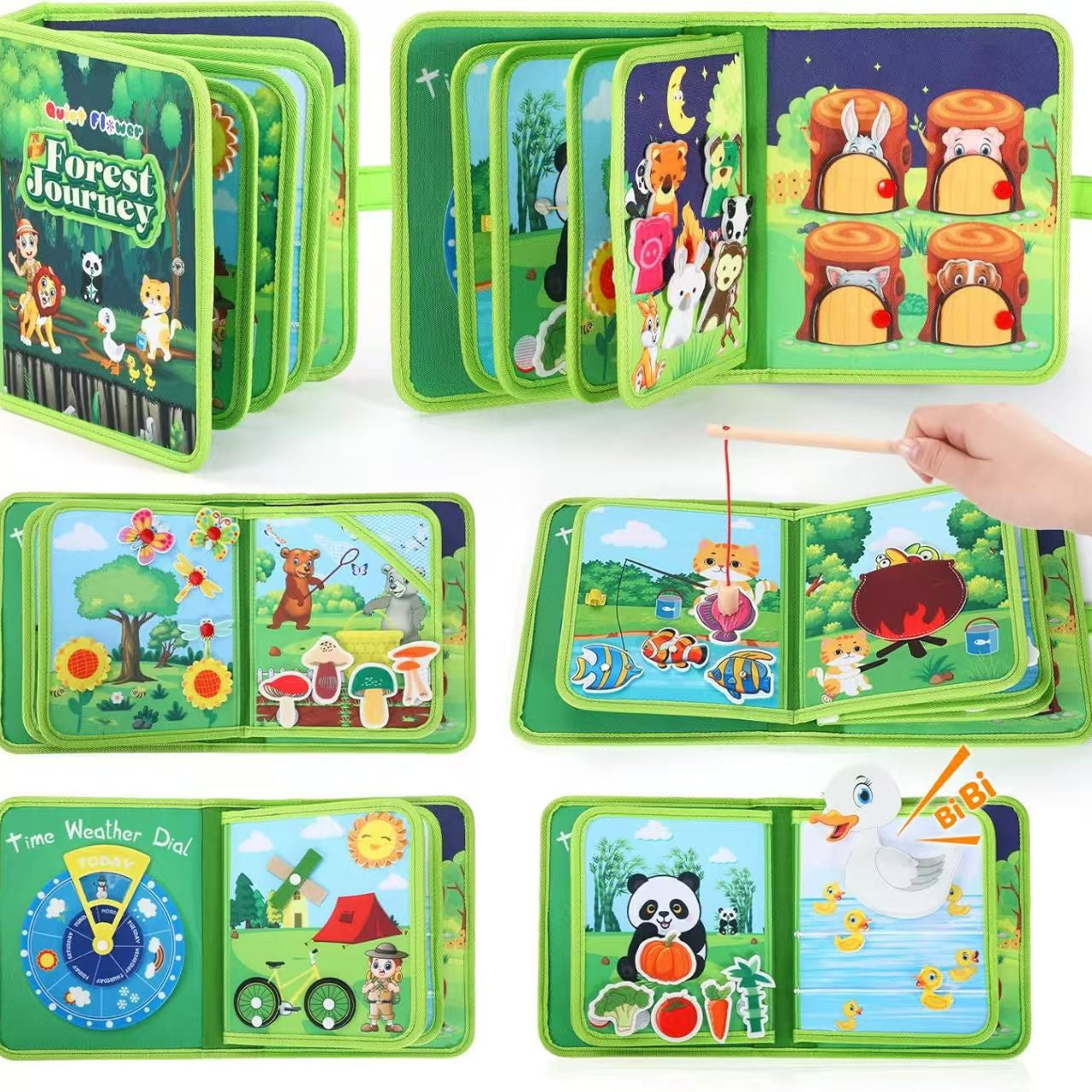 <font dir="auto" style="vertical-align: inherit;"><font dir="auto" style="vertical-align: inherit;">Amazon Supplies New Deer-Themed Goodnight Felt Quiet Books, Early Education Pop-Up Books, and Enlightenment Baby Cloth Books</font></font>