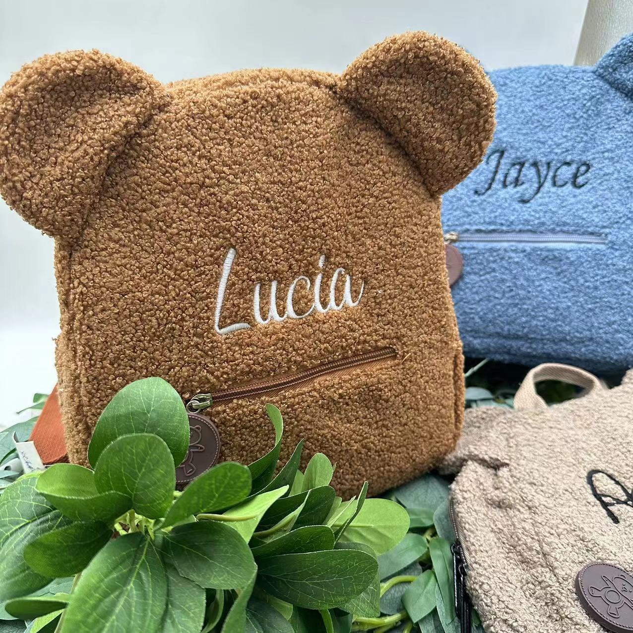 <font dir="auto" style="vertical-align: inherit;"><font dir="auto" style="vertical-align: inherit;">Etsy Cute Plush Backpack Female Student Bear Schoolbag Embroidered Female Girl Bag Backpack</font></font>
