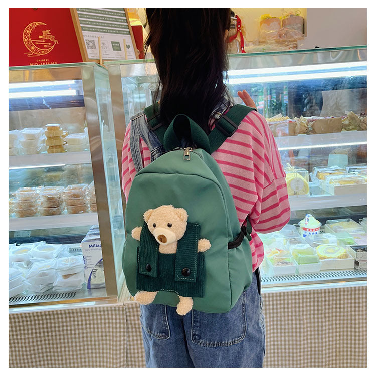 <font dir="auto" style="vertical-align: inherit;"><font dir="auto" style="vertical-align: inherit;">Children's Cartoon Cute Doll Bear Backpack Kindergarten Primary School Students Trendy Fashion Easiest for Match Travel Backpack</font></font>