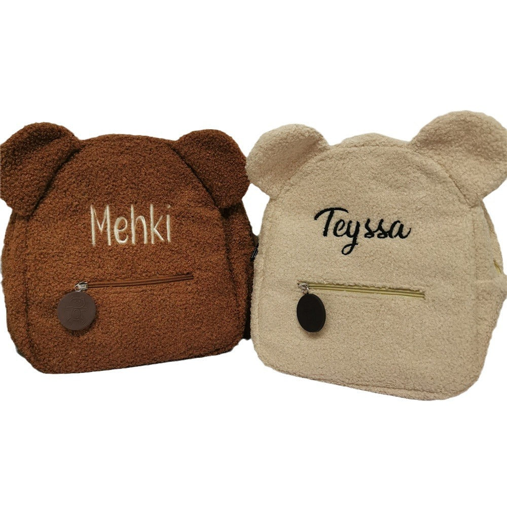 <font dir="auto" style="vertical-align: inherit;"><font dir="auto" style="vertical-align: inherit;">Etsy Cute Plush Backpack Female Student Bear Schoolbag Embroidered Female Girl Bag Backpack</font></font>