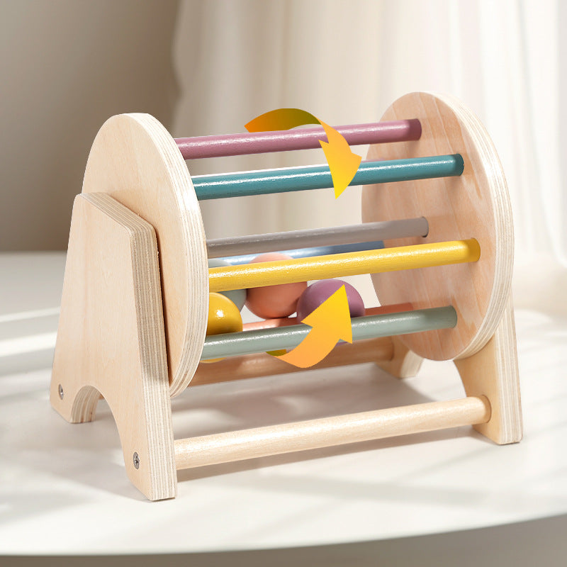 <font dir="auto" style="vertical-align: inherit;"><font dir="auto" style="vertical-align: inherit;">Cross-border Montessori Kindergarten Early Education Baby Logical Thinking Hand-eye Coordination Training Desktop Rolling Drum Educational Toys</font></fon