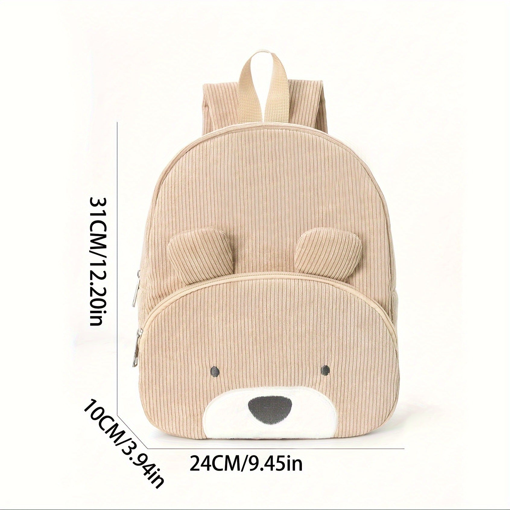 <font dir="auto" style="vertical-align: inherit;"><font dir="auto" style="vertical-align: inherit;">Cross-border Explosions Cute Bear Backpack Corduroy Schoolbag for Primary School Students Fashion Casual Backpack Cartoon Plush Bag</font></font>